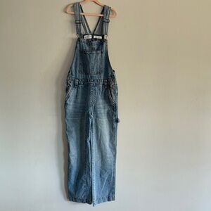 Cotton On Light Blue Utility Denim Overalls